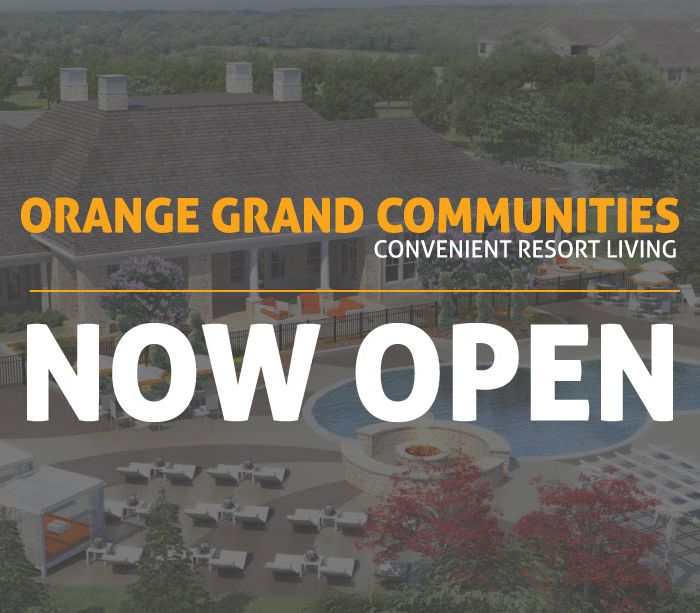 Orange Grand Communities Is Open for Tours!
